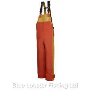 Guy Cotten NYLPECHE Bib & Brace X-Trapper, Orange & Yellow